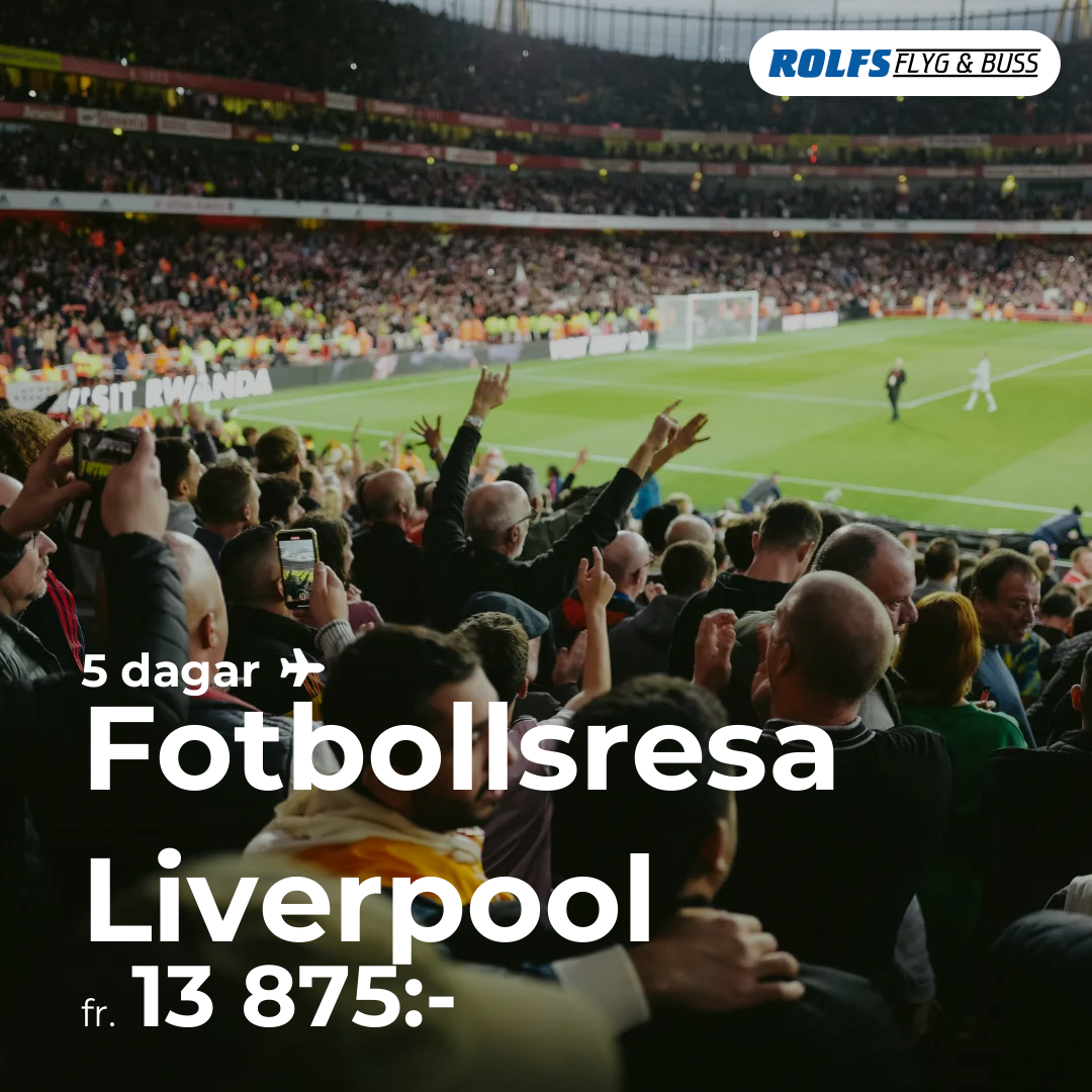 Fotbollsresa Liverpool