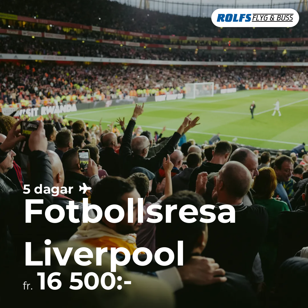 Fotbollsresa Liverpool