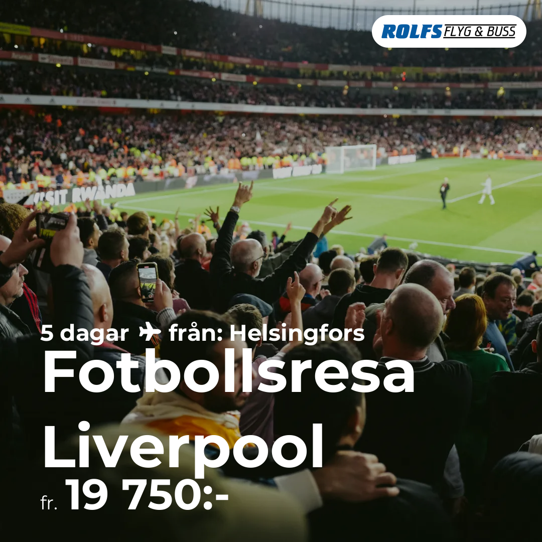 Fotbollsresa Liverpool