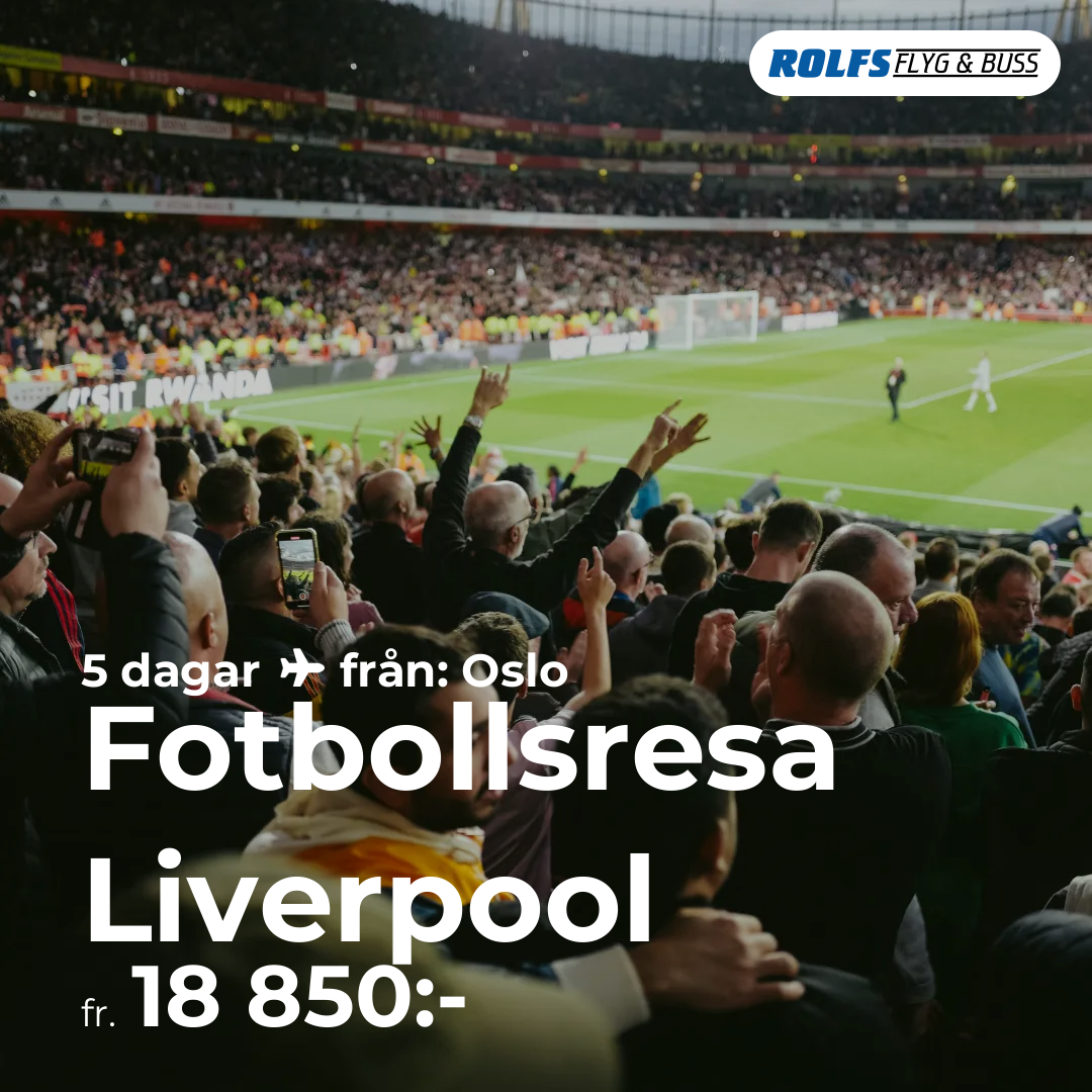 Fotbollsresa Liverpool