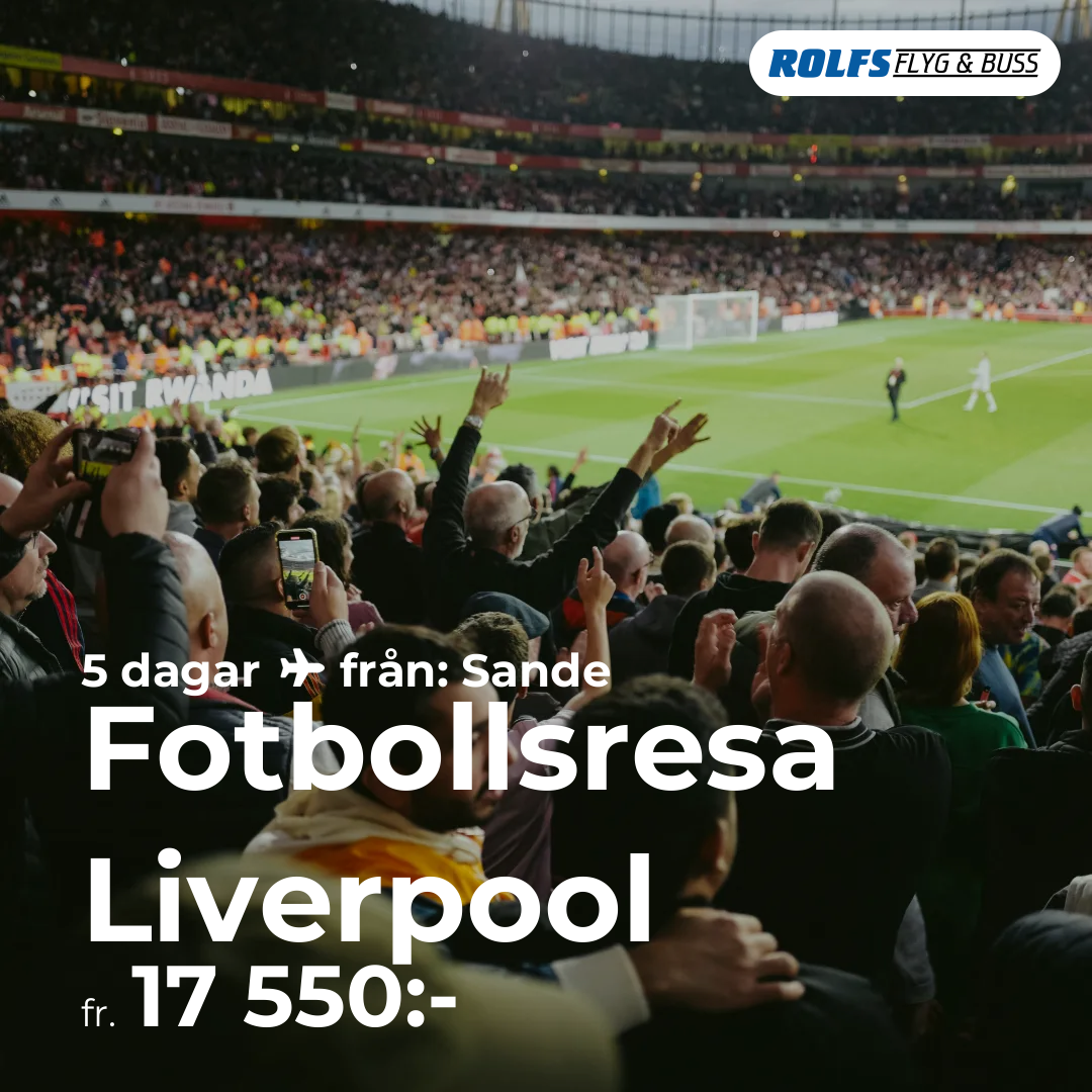 Fotbollsresa Liverpool