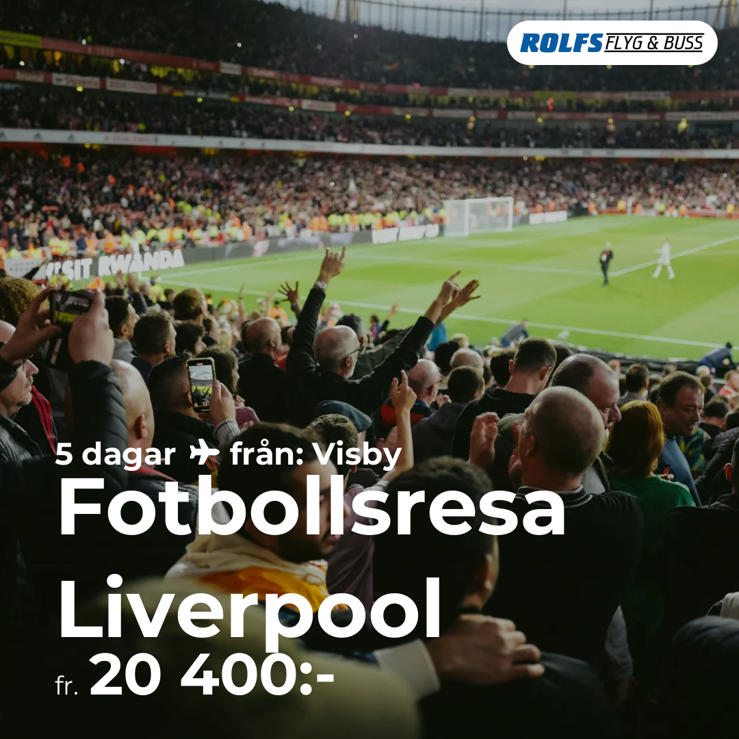 Fotbollsresa Liverpool
