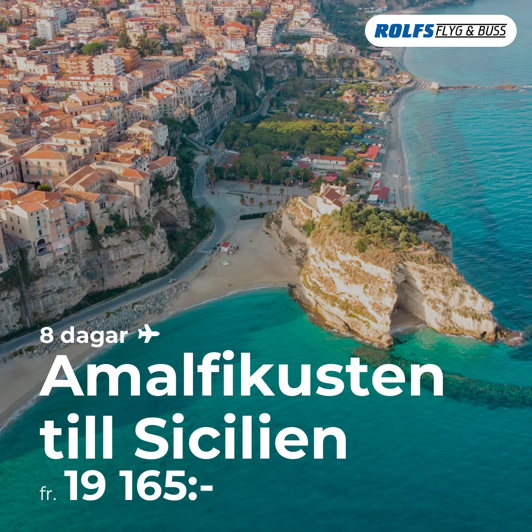 Amalfikusten till Sicilien