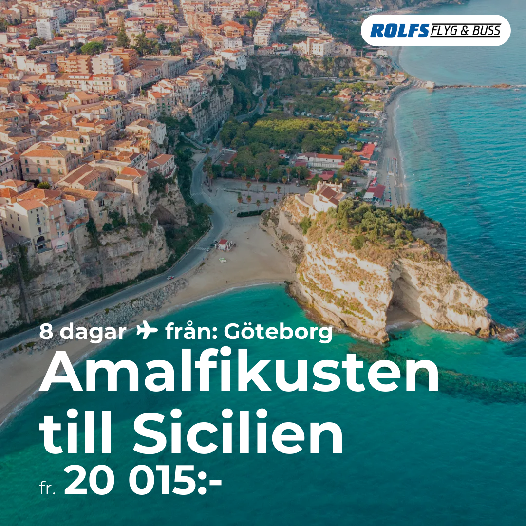 Amalfikusten till Sicilien