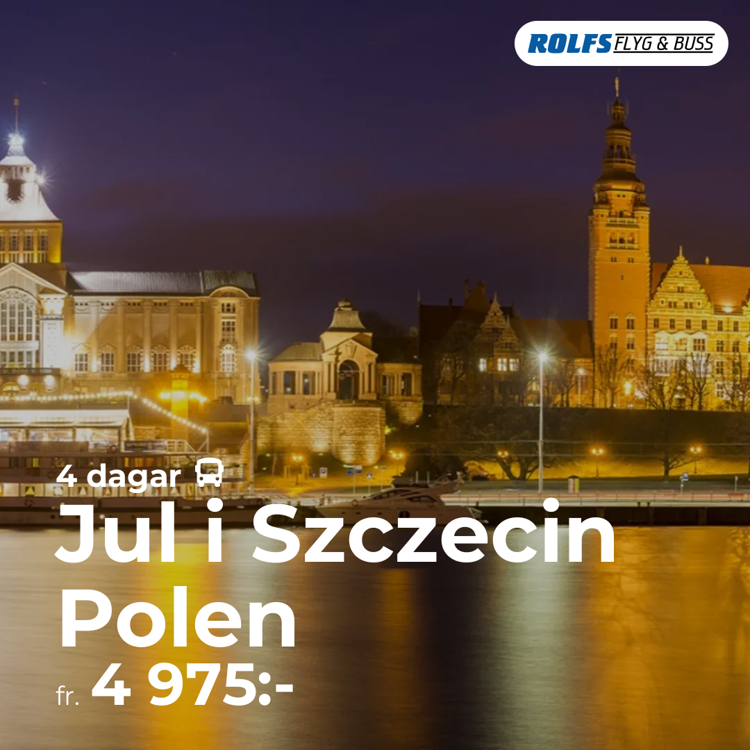 Jul i Szczecin Polen - 4 dagar