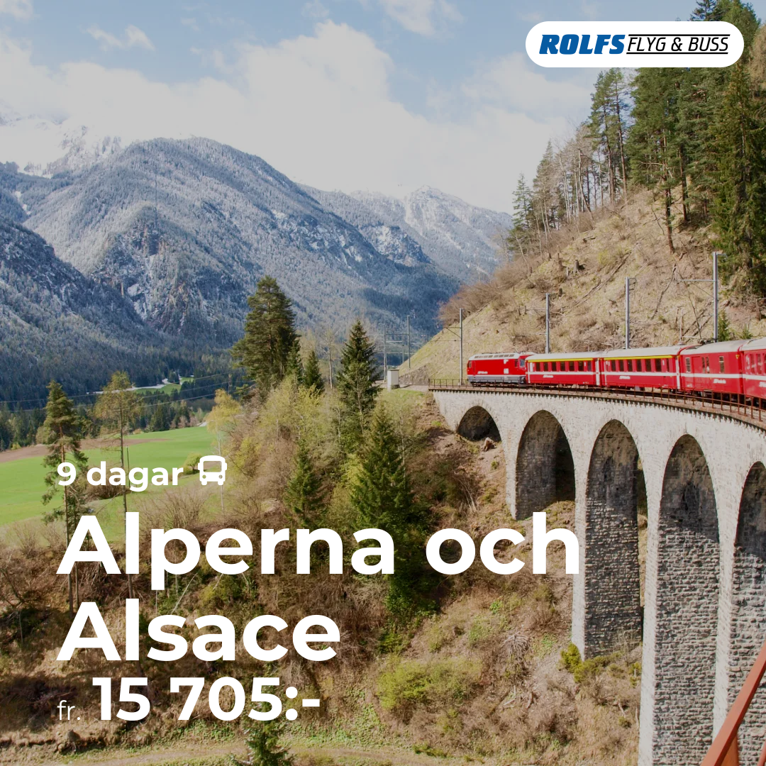 Alperna och Alsace - 9 dagar