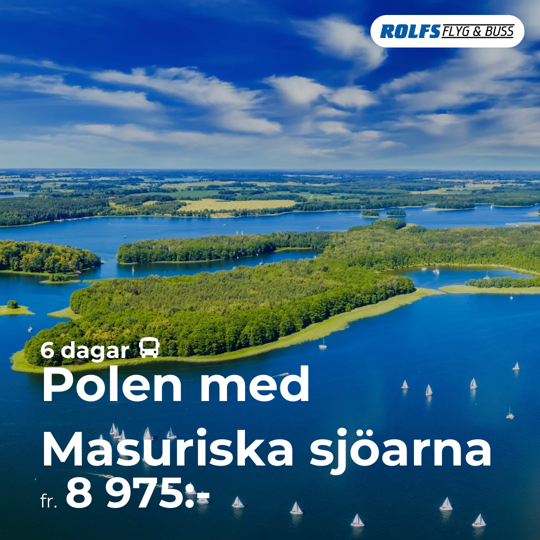 Polen med Masuriska sjöarna - 6 dagar