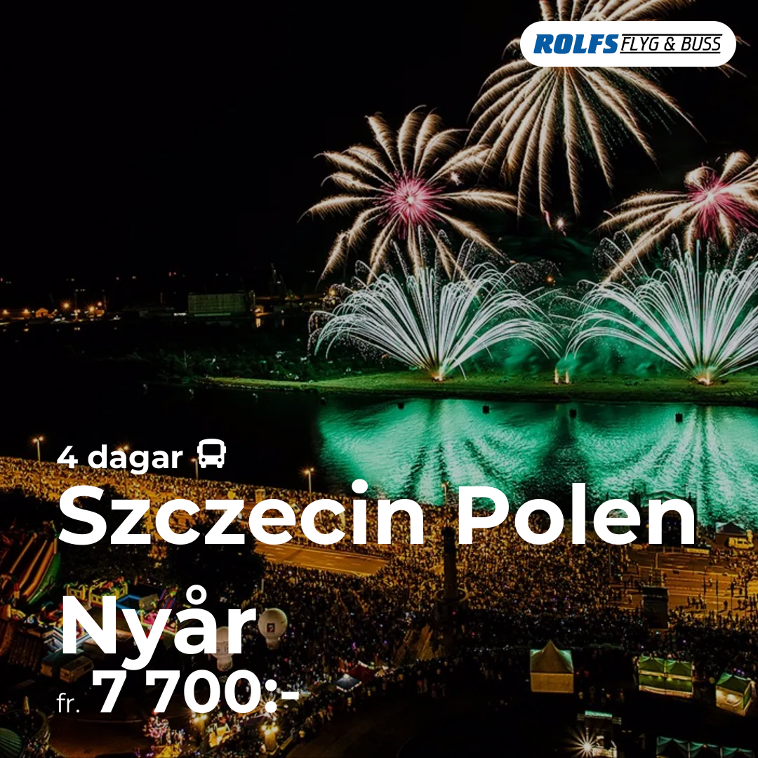 Szczecin Polen Nyår - 4 dagar