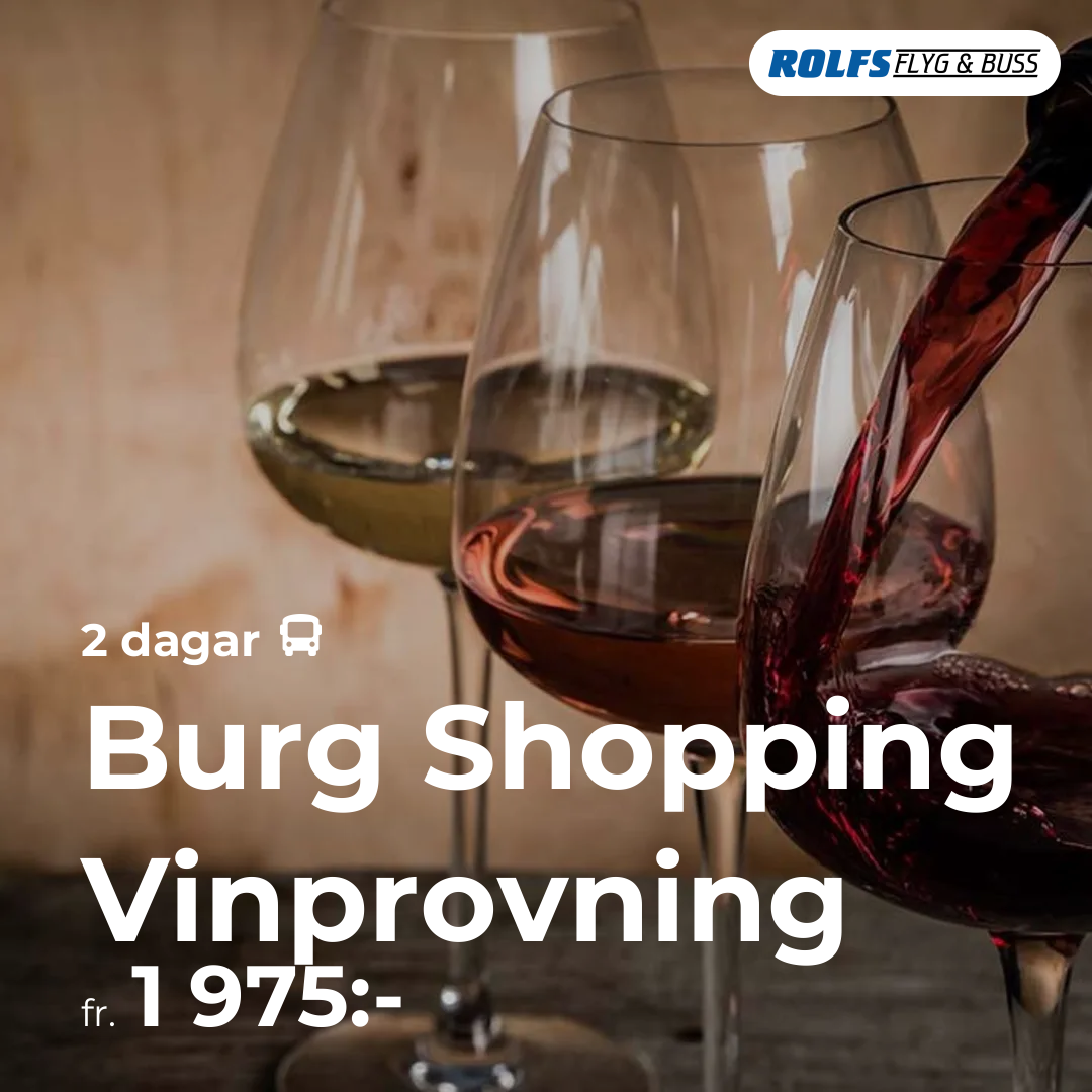 Burg Shopping Vinprovning