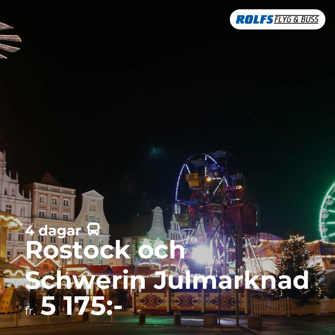 Rostock och Schwerin Julmarknad