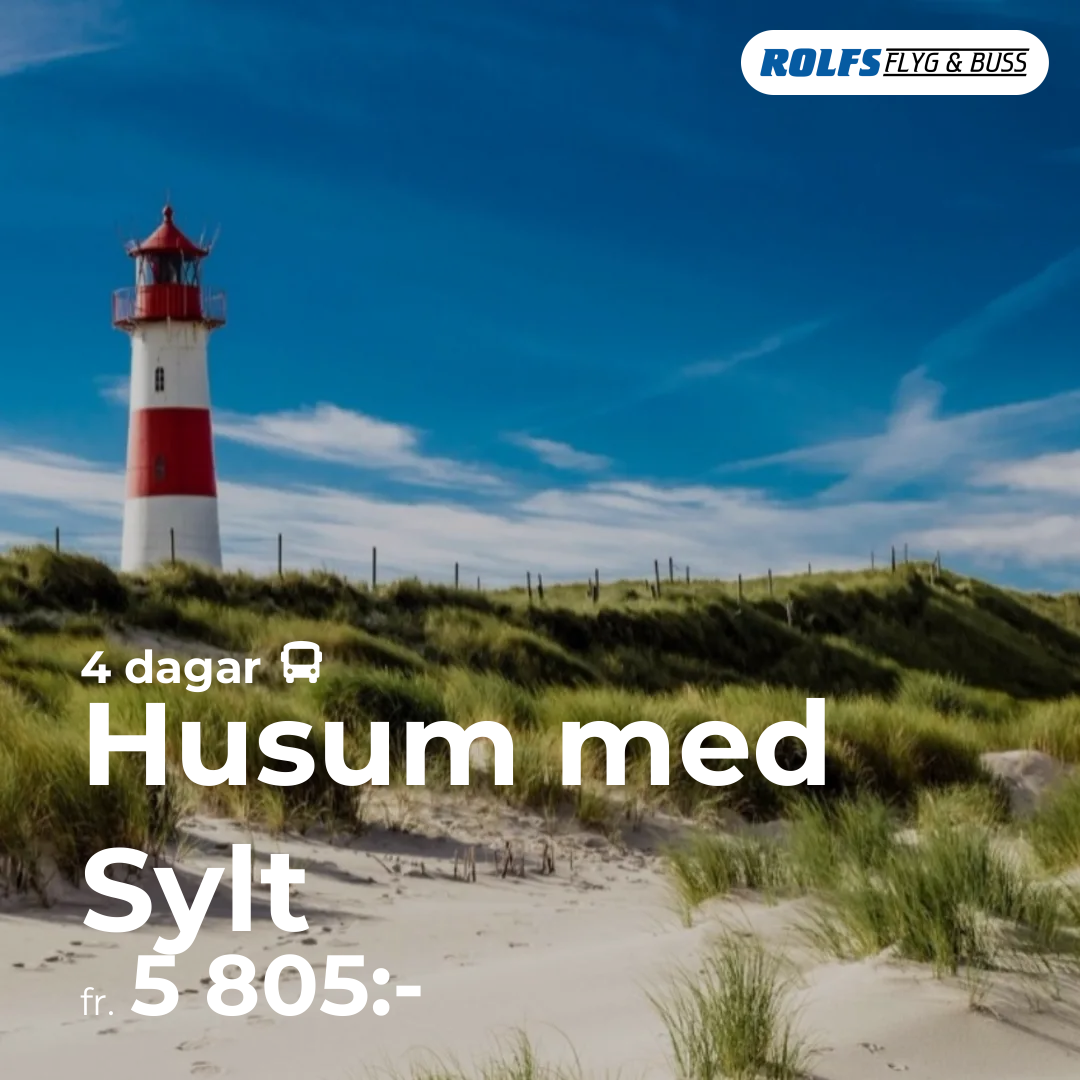 Husum med Sylt - 4 dagar