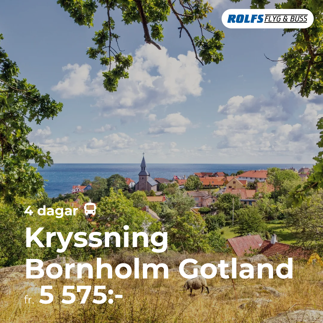 Kryssning Bornholm Gotland - 4 dagar