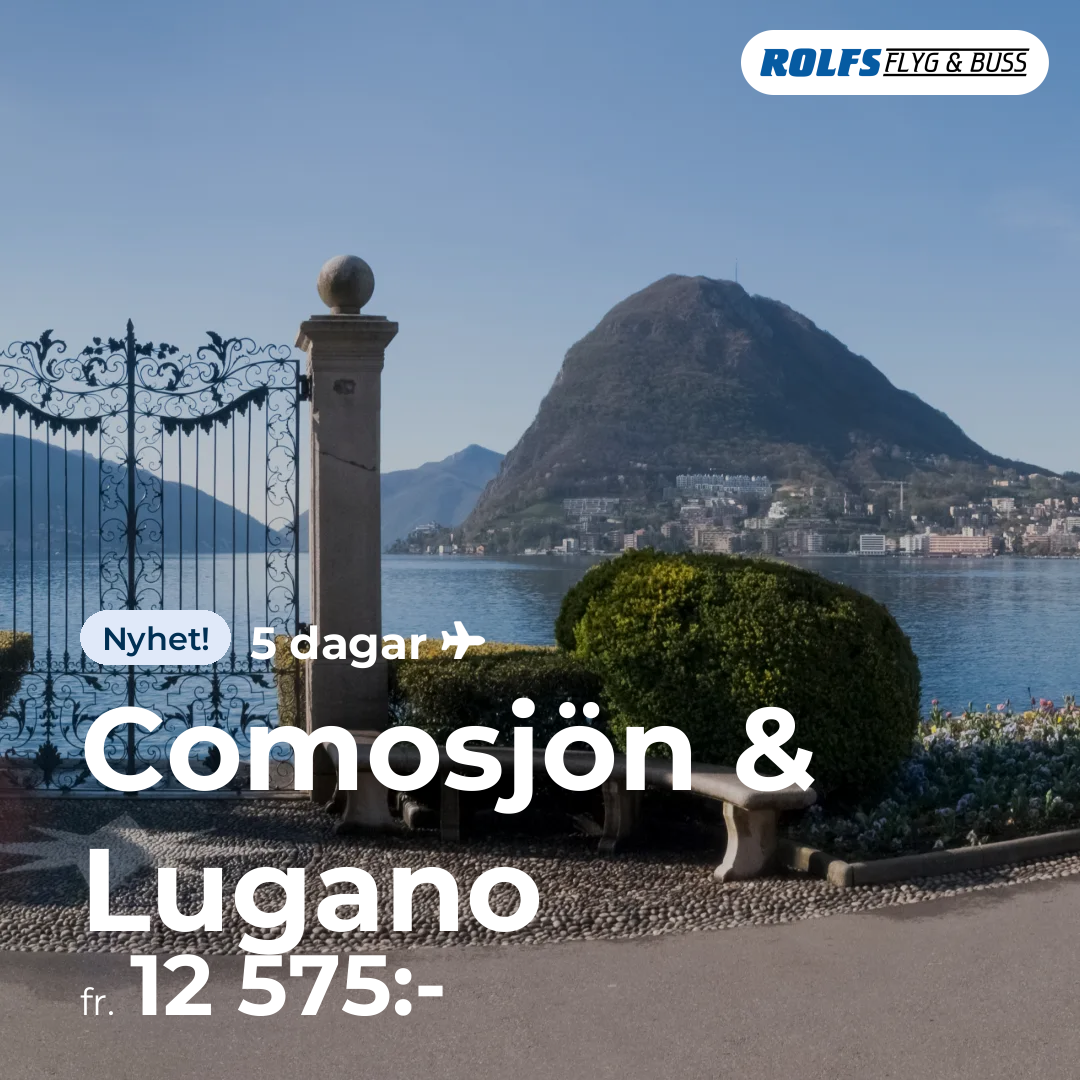 Comosjön & Lugano