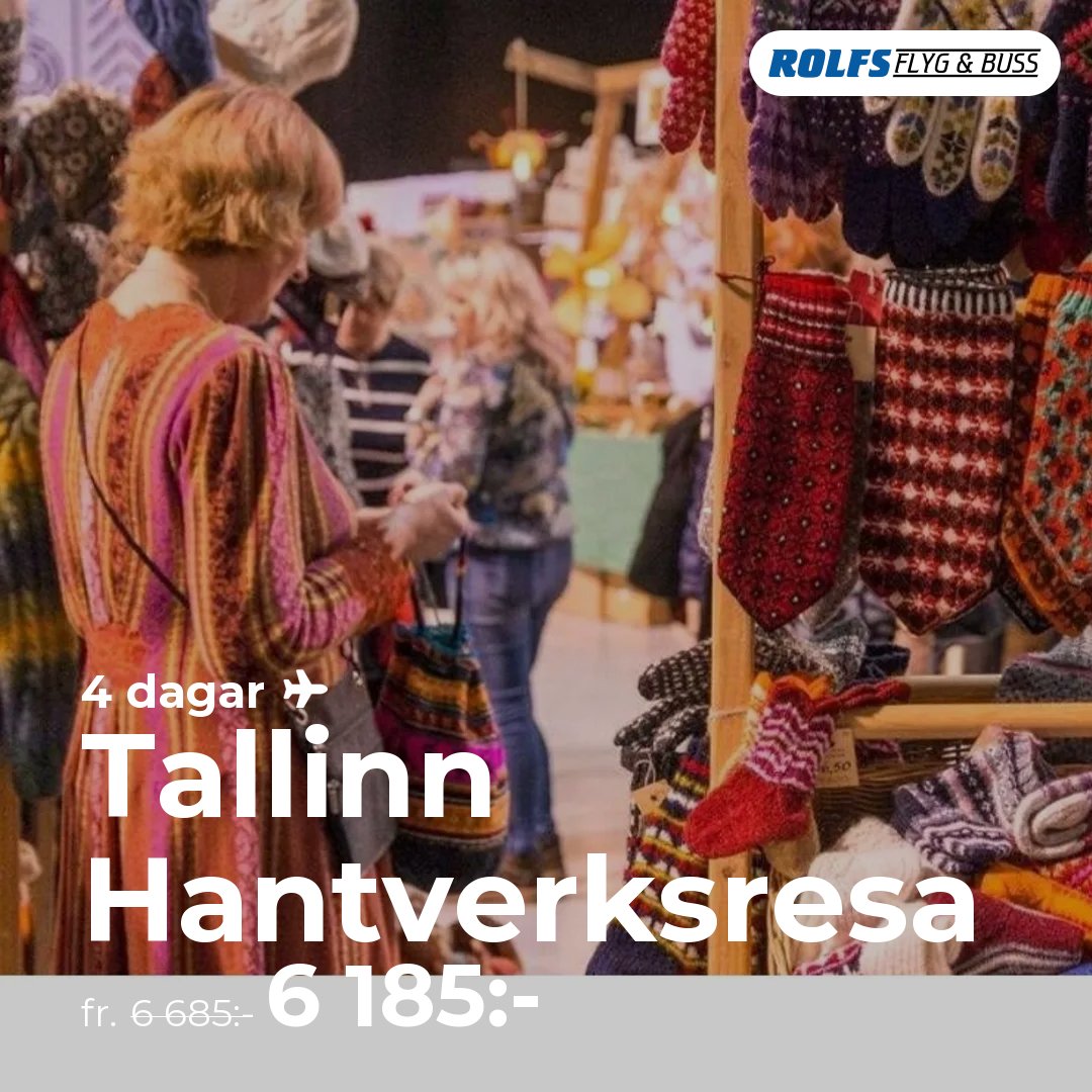 Tallinn Hantverksresa - 4 dagar