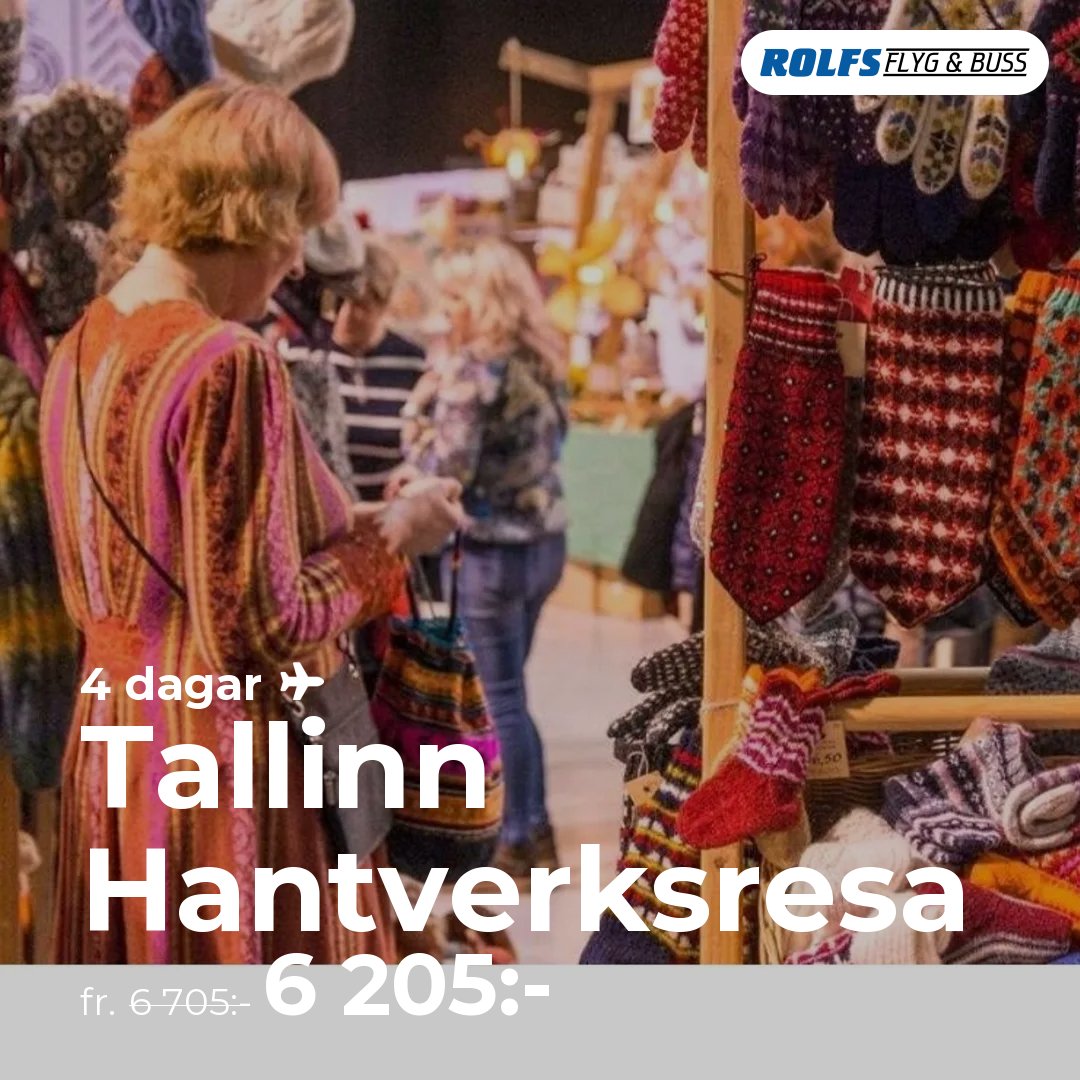 Tallinn Hantverksresa - 4 dagar