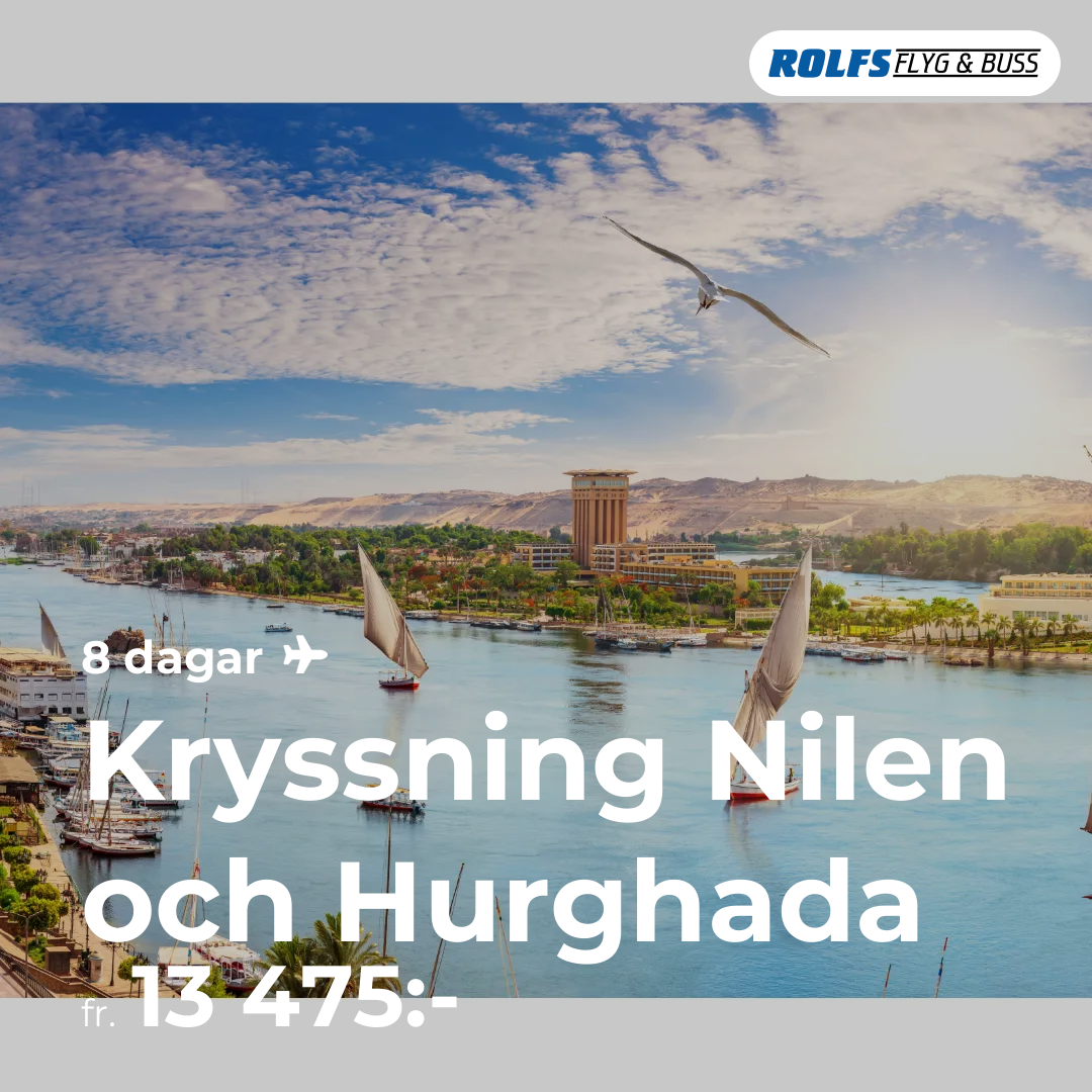 Kryssning Nilen och Hurghada