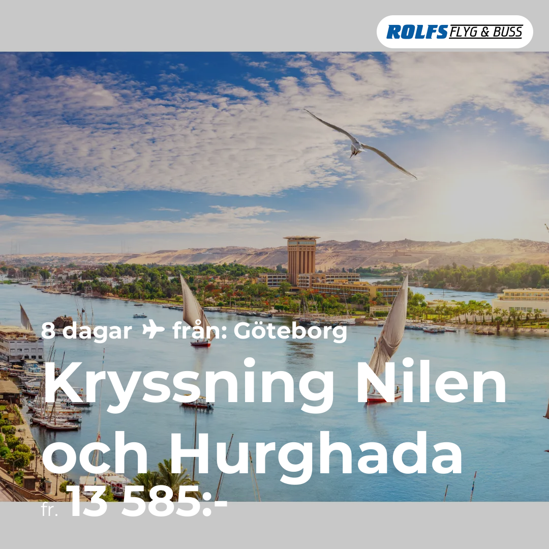 Kryssning Nilen och Hurghada