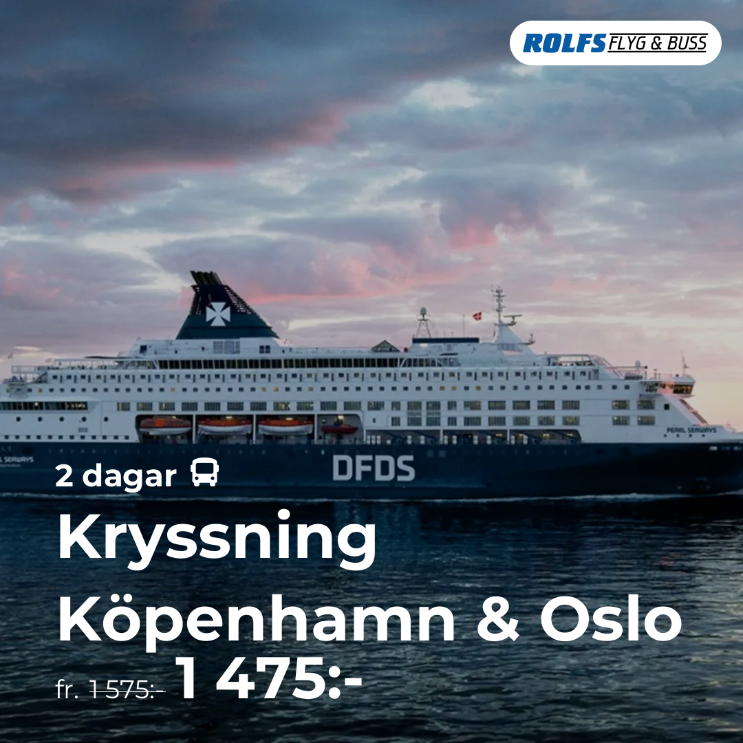 Kryssning Köpenhamn & Oslo