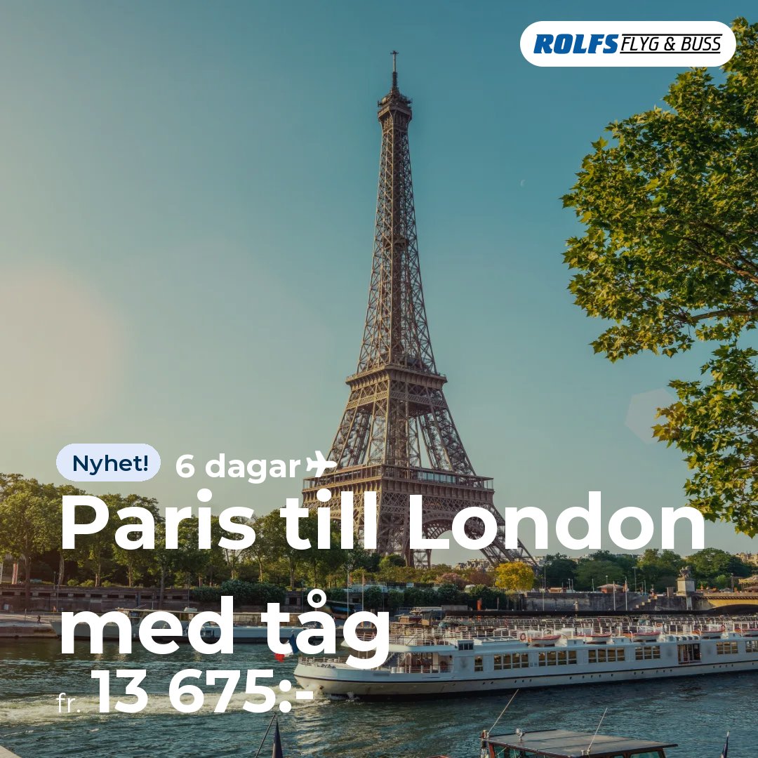 Paris till London med tåg