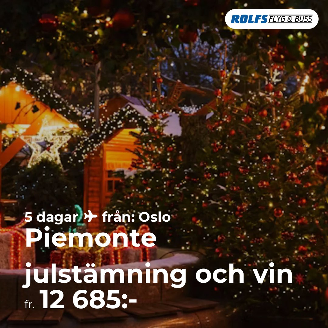 Piemonte julstämning och vin