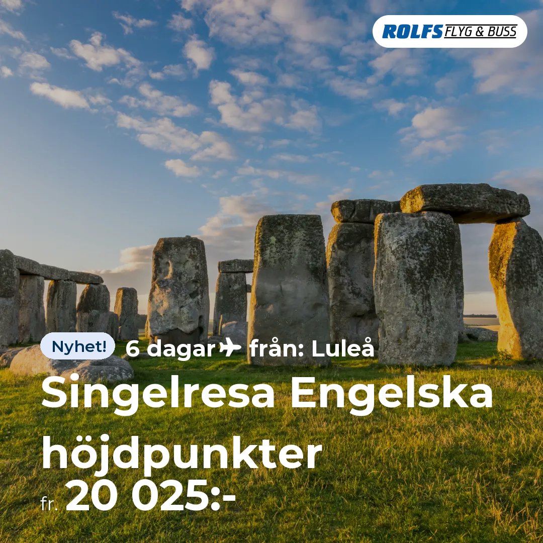 Singelresa Engelska höjdpunkter