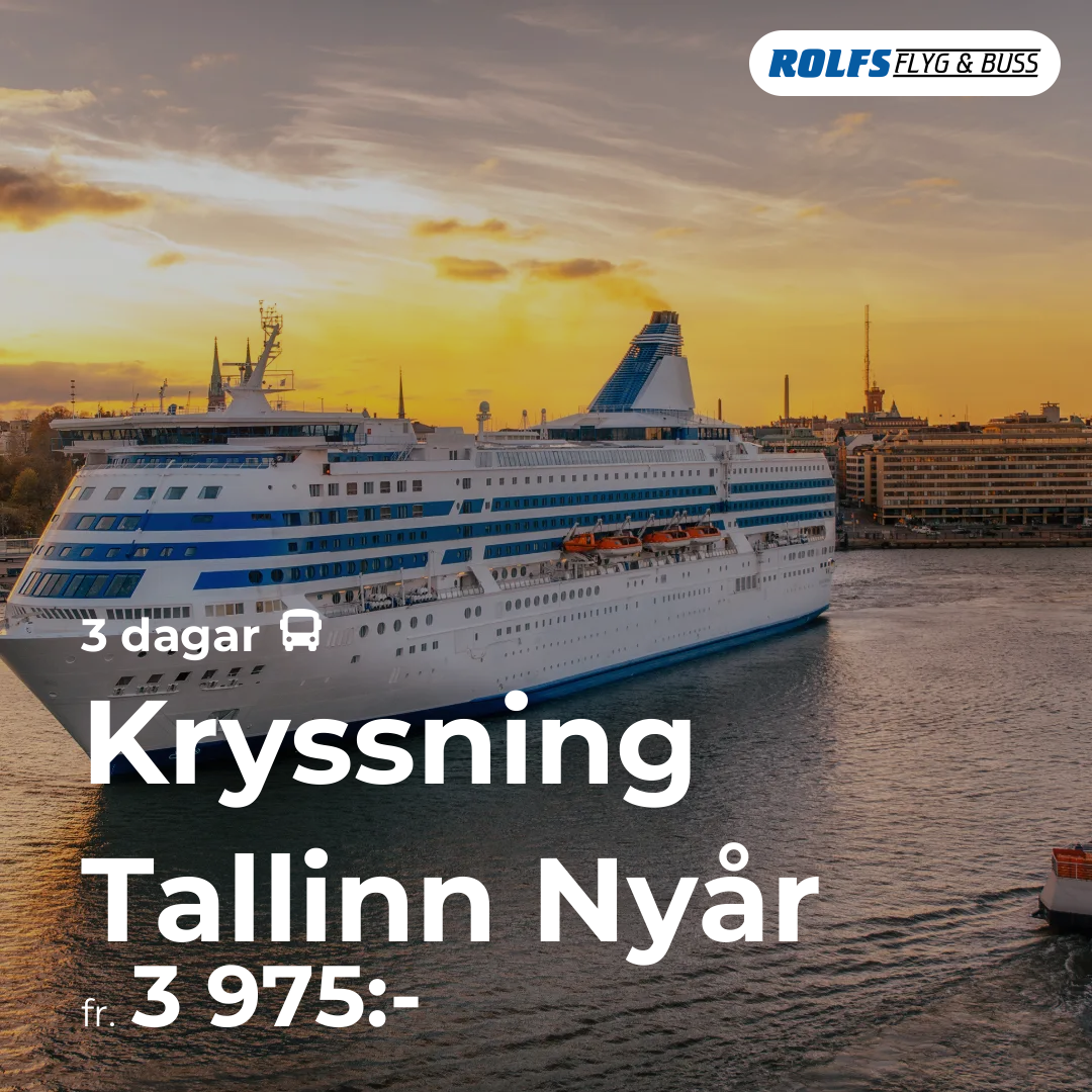 Kryssning Tallinn Nyår - 3 dagar