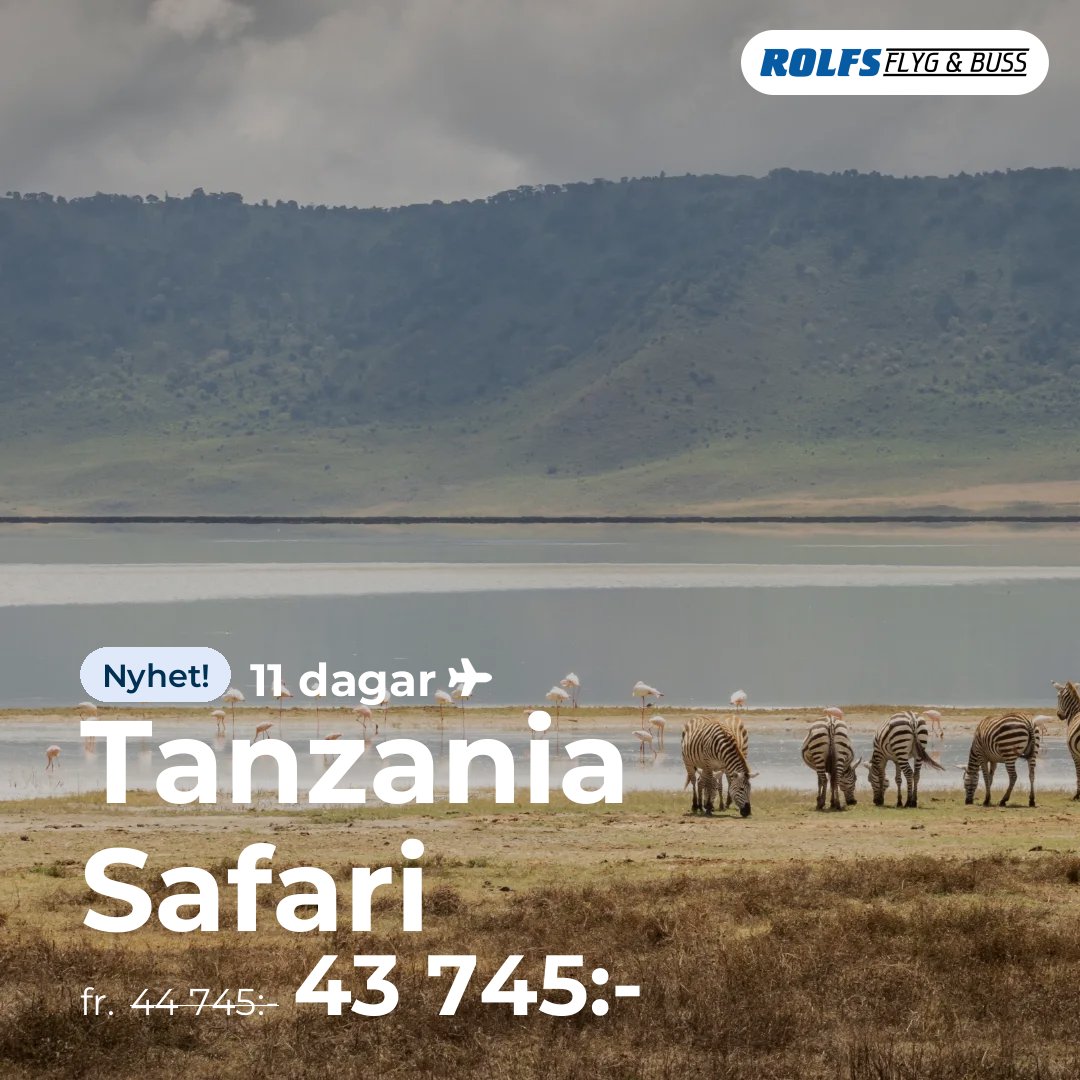 Tanzania Safari - 11 dagar