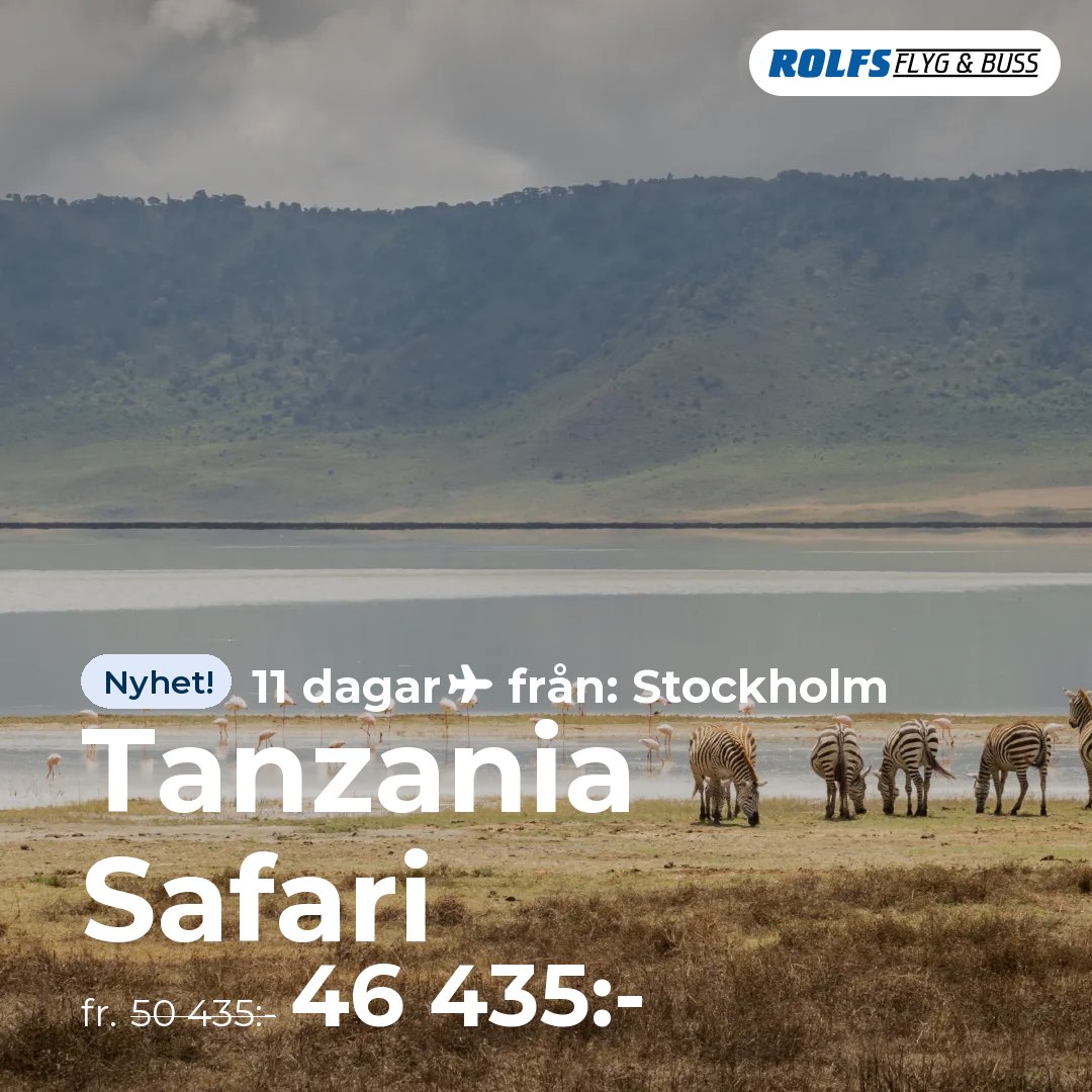 Tanzania Safari - 11 dagar