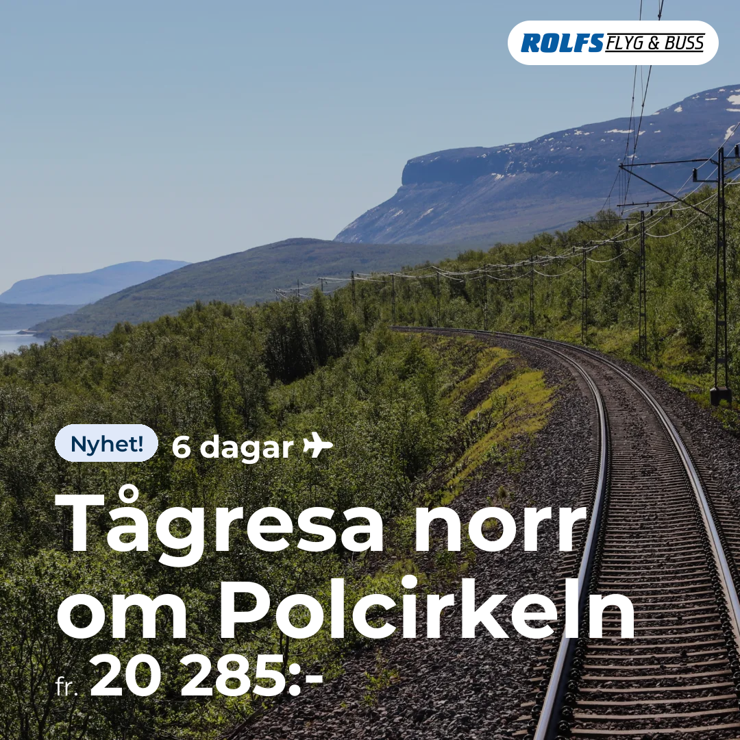 Tågresa norr om Polcirkeln