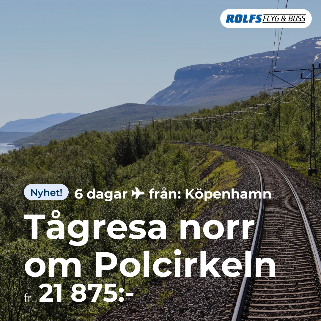 Tågresa norr om Polcirkeln