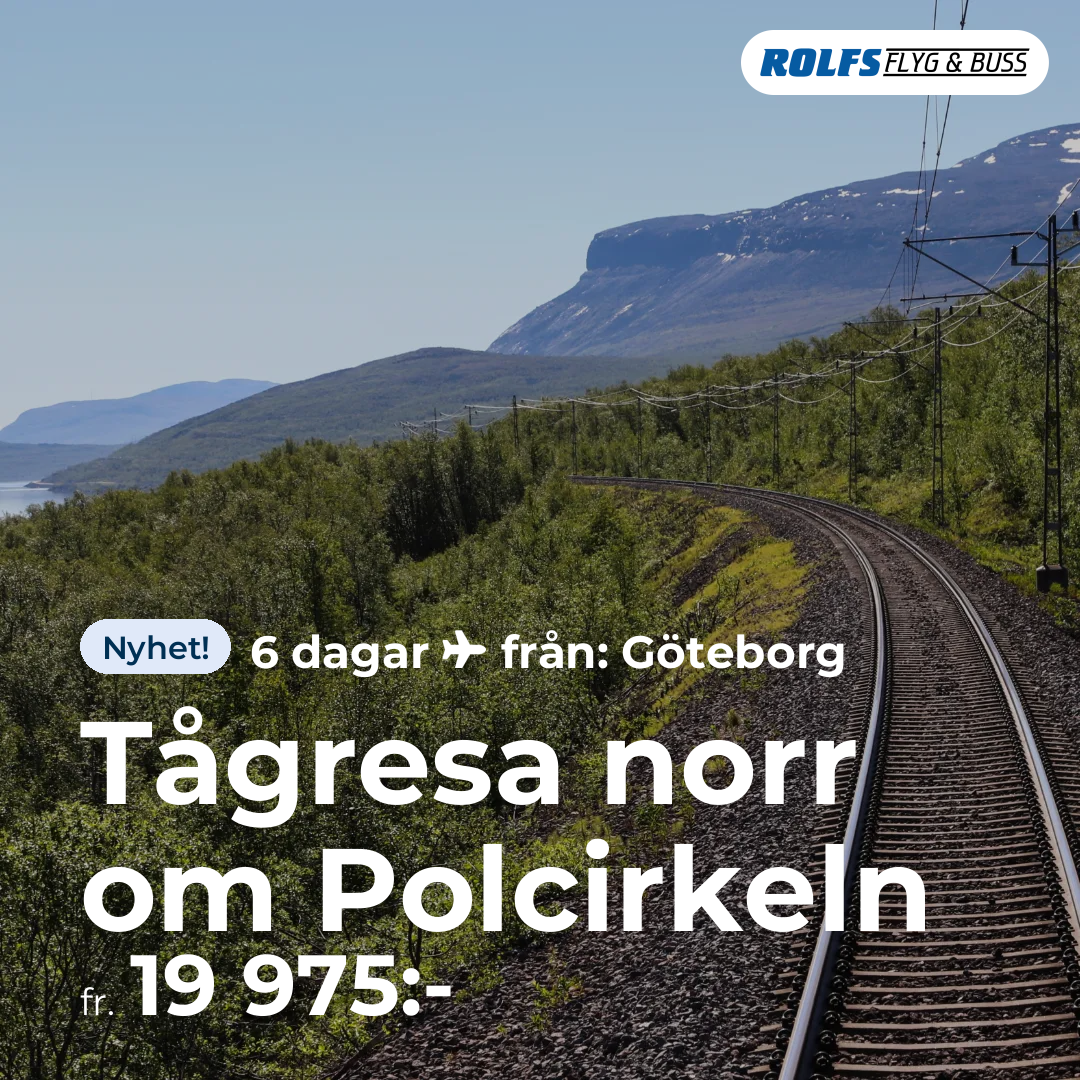Tågresa norr om Polcirkeln