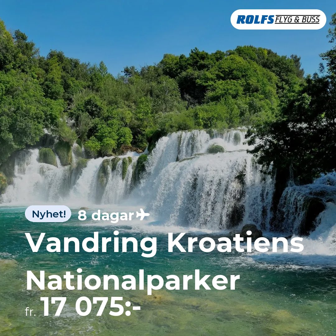 Vandring Kroatiens Nationalparker