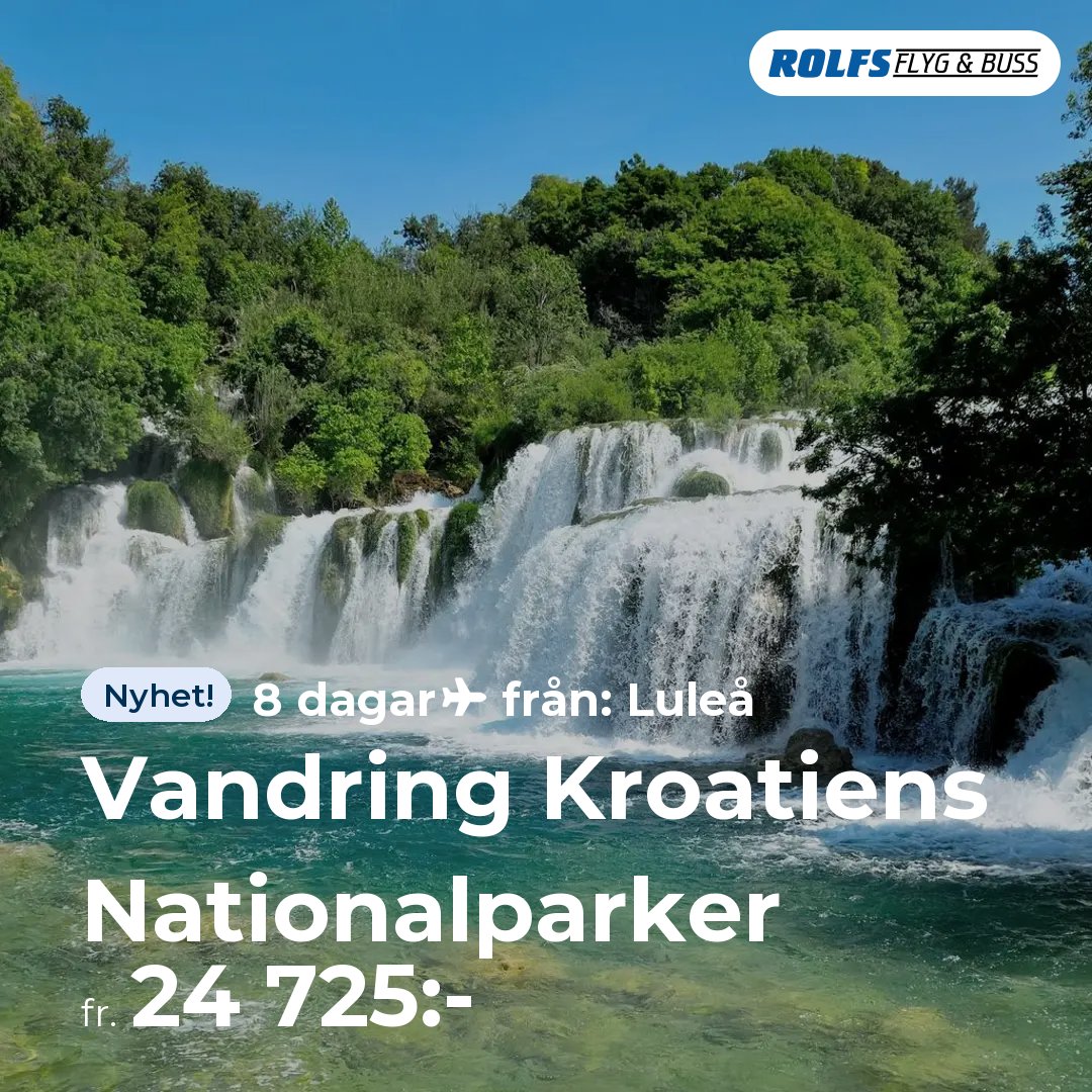 Vandring Kroatiens Nationalparker