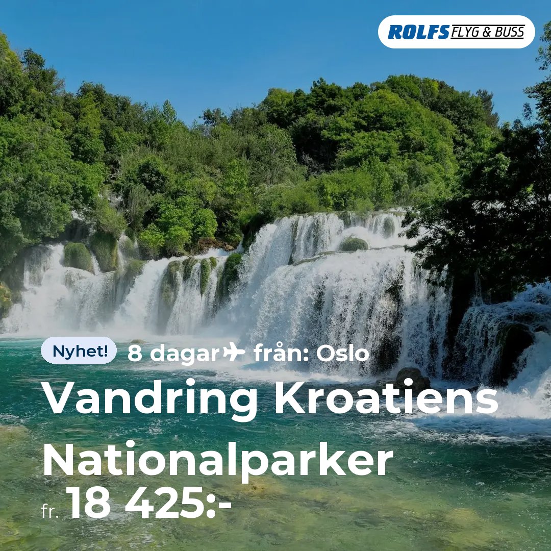 Vandring Kroatiens Nationalparker
