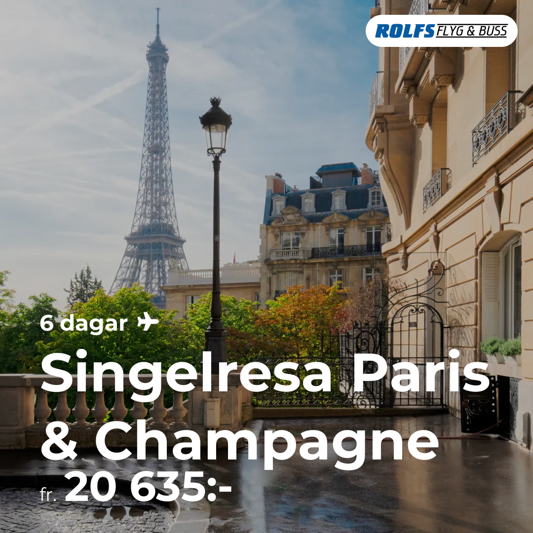 Singelresa Paris & Champagne