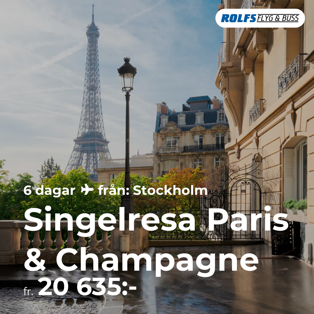 Singelresa Paris & Champagne
