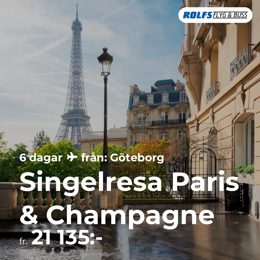 Singelresa Paris & Champagne