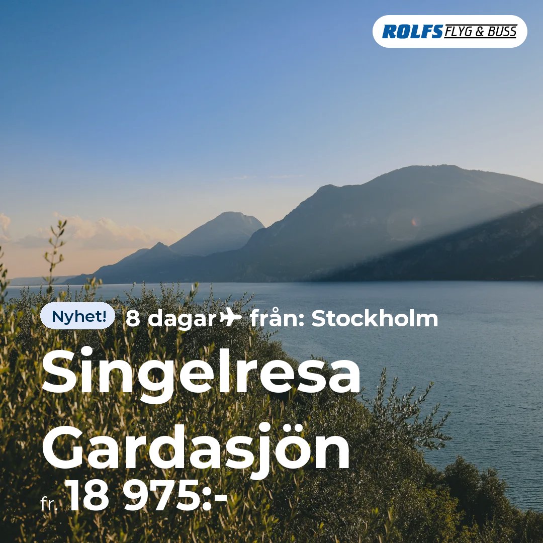 Singelresa Gardasjön