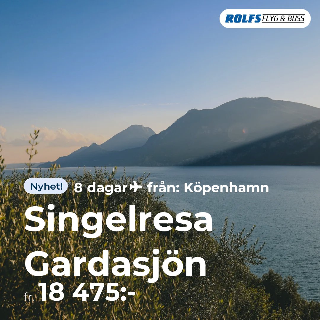 Singelresa Gardasjön