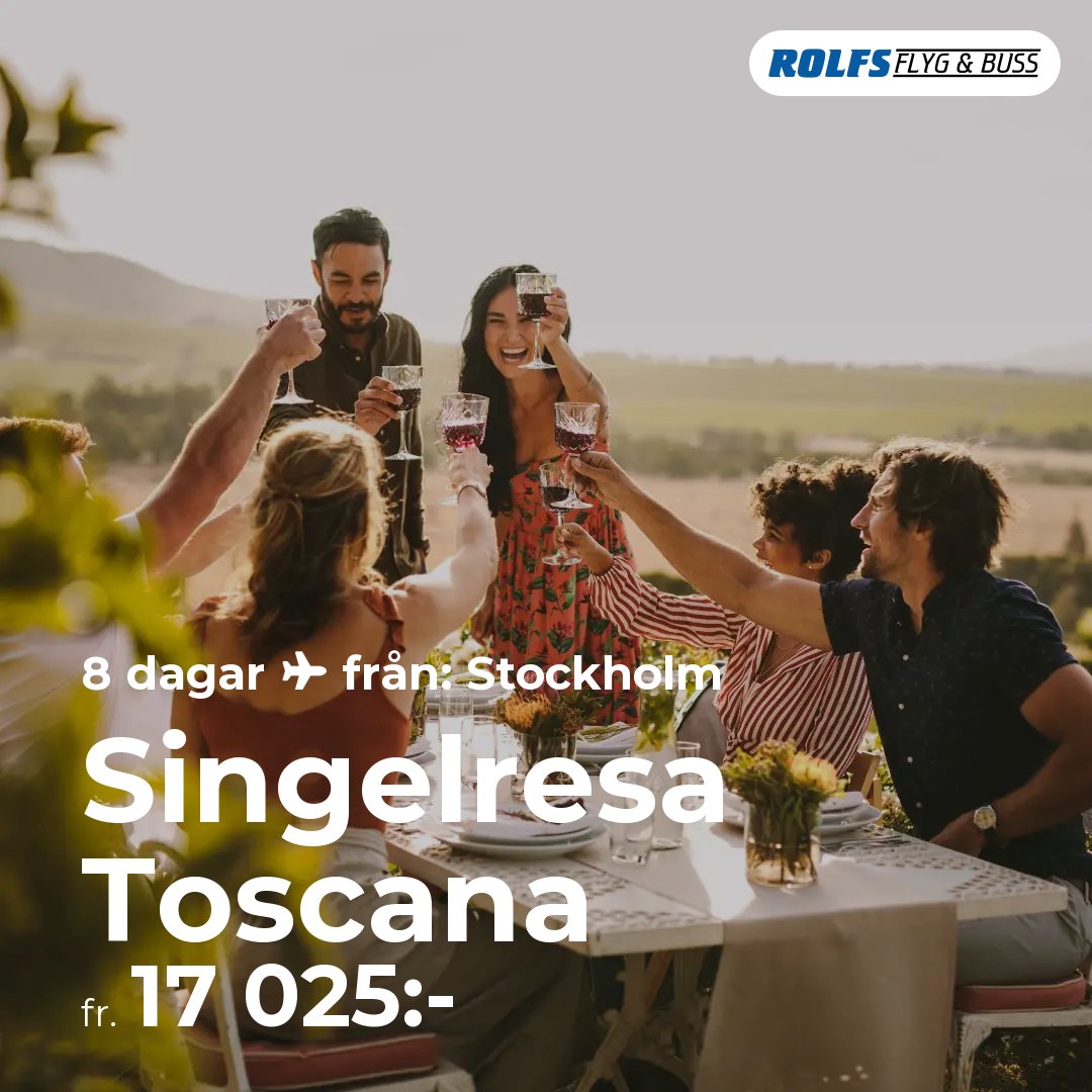 Singelresa Toscana