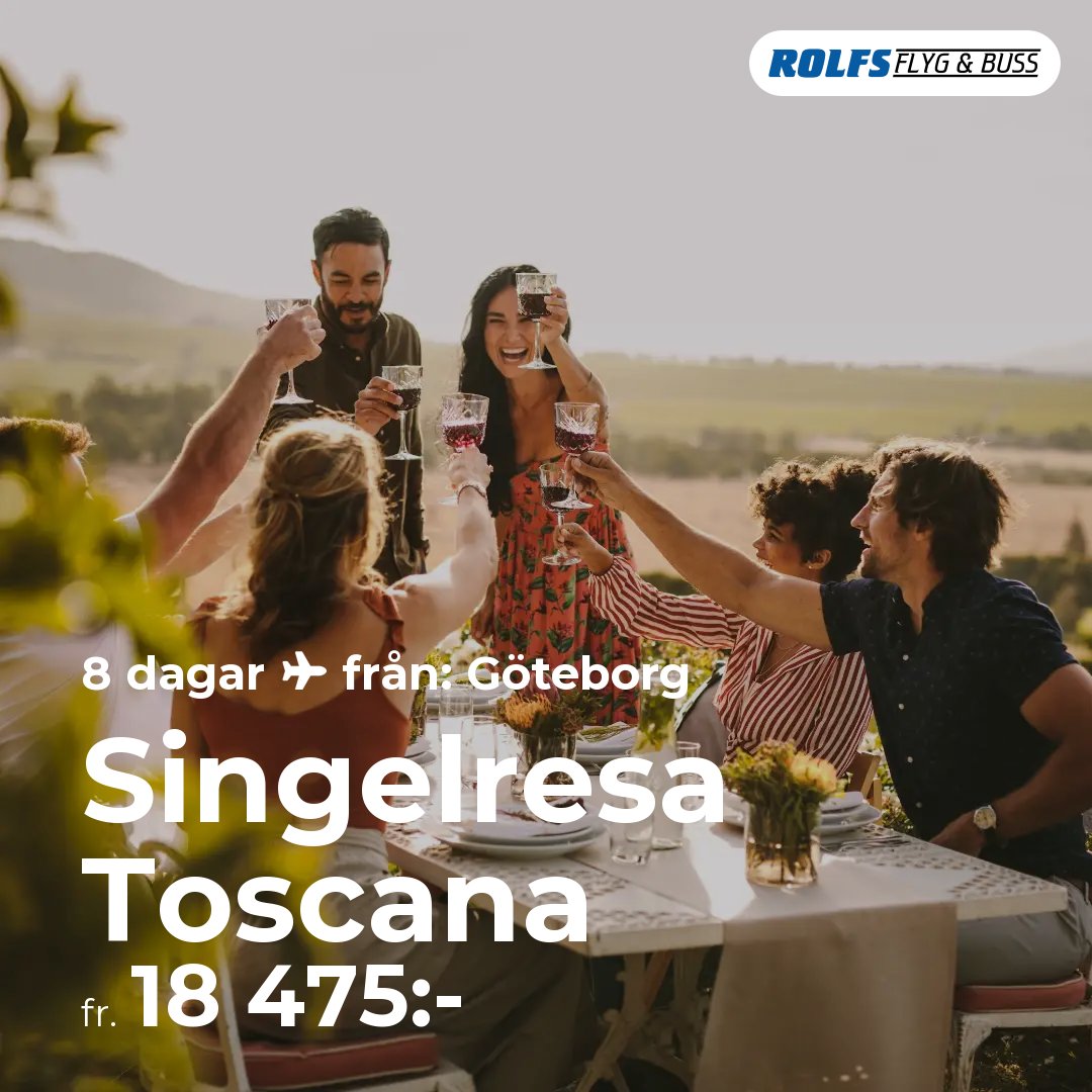 Singelresa Toscana