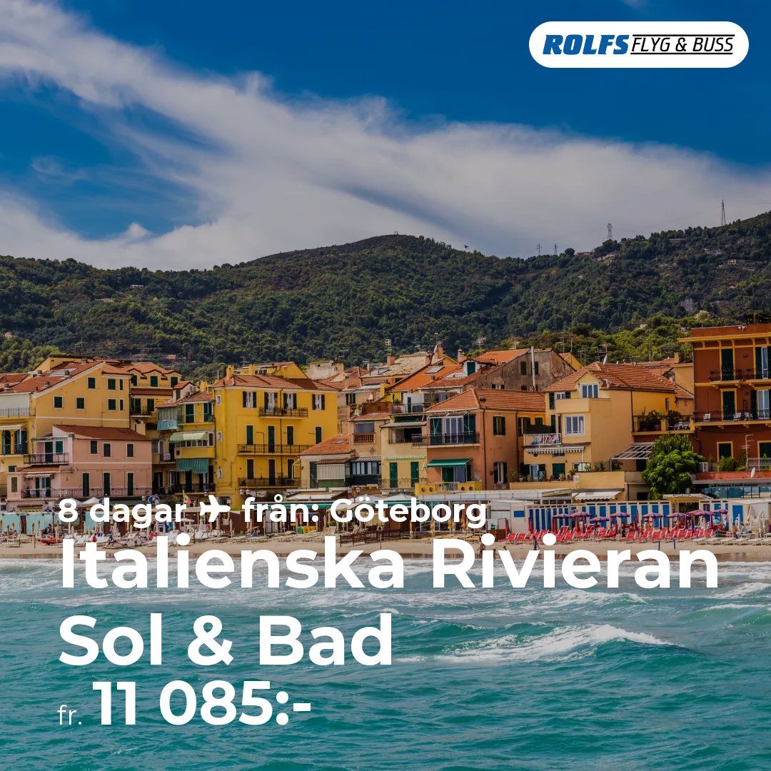 Italienska Rivieran Sol & Bad