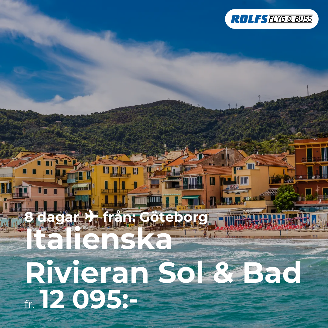 Italienska Rivieran Sol & Bad