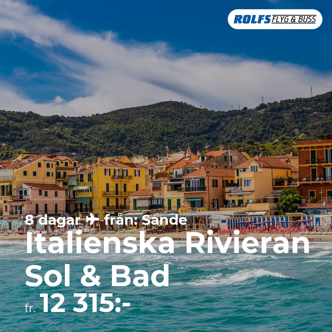 Italienska Rivieran Sol & Bad
