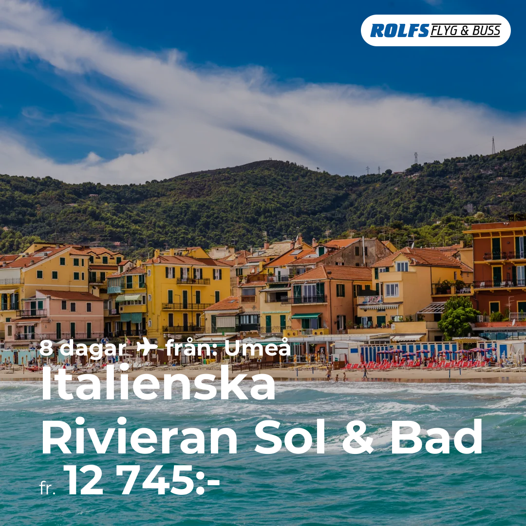 Italienska Rivieran Sol & Bad