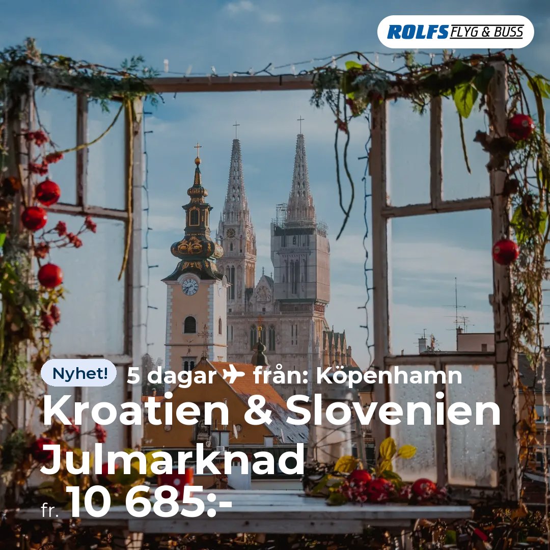 Kroatien & Slovenien Julmarknad