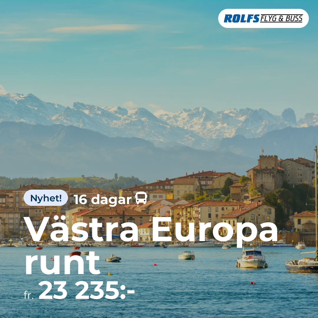 Västra Europa runt - 16 dagar