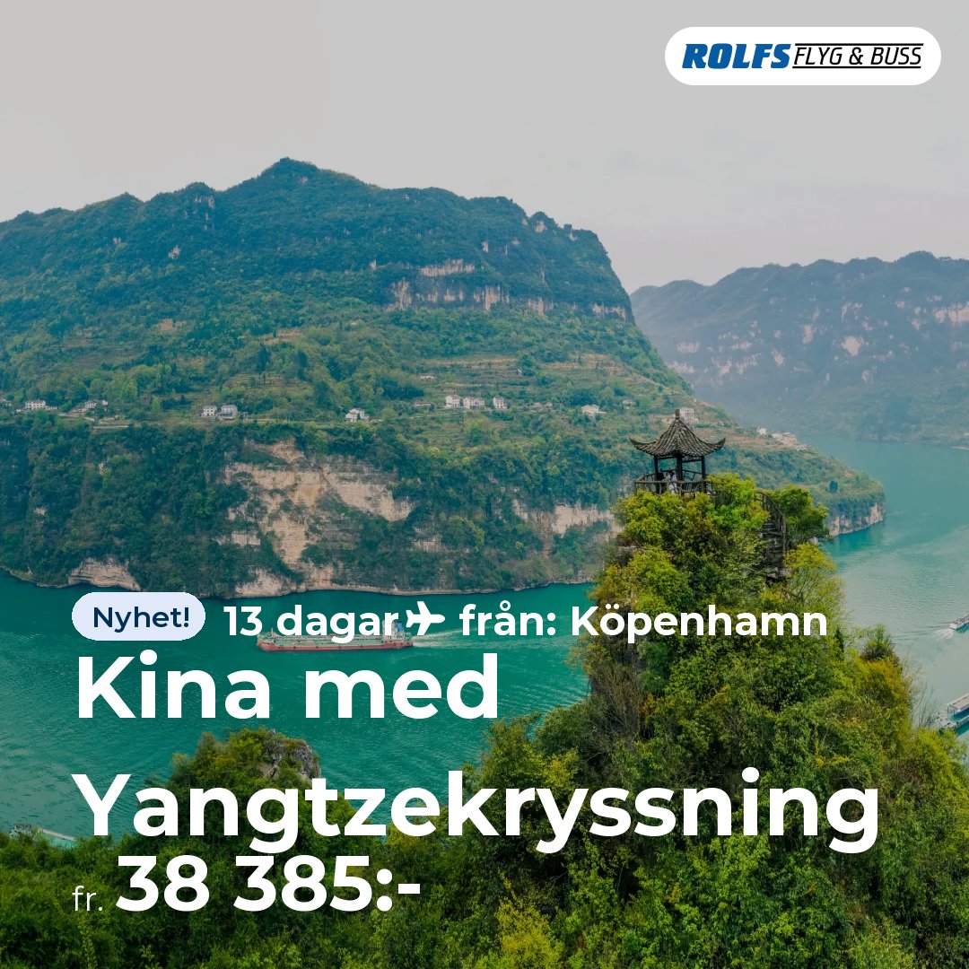 Kina med Yangtzekryssning