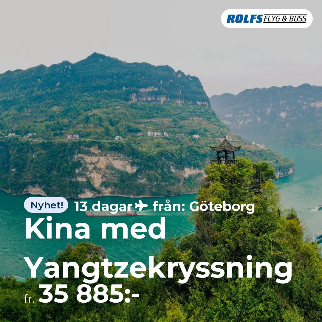 Kina med Yangtzekryssning