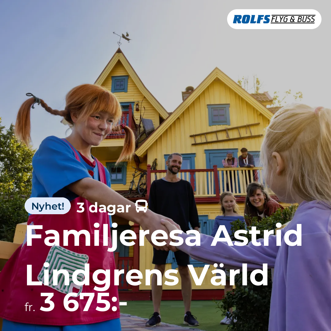Familjeresa Astrid Lindgrens Värld